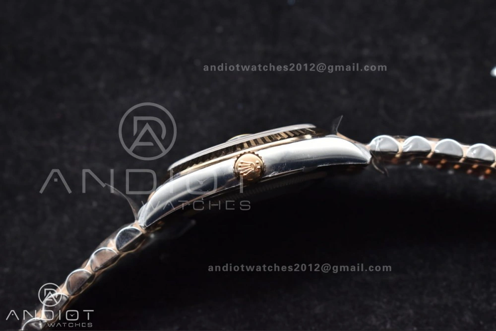 DateJust 36 126231 Clean 1:1 Best Edition 904L Steel Gray DIal Green Roman Marker on SS RG Jubilee Bracelet VR Original 567
