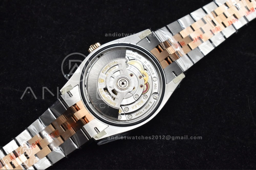 DateJust 36 126231 Clean 1:1 Best Edition 904L Steel Gray DIal Green Roman Marker on SS RG Jubilee Bracelet VR Original 567