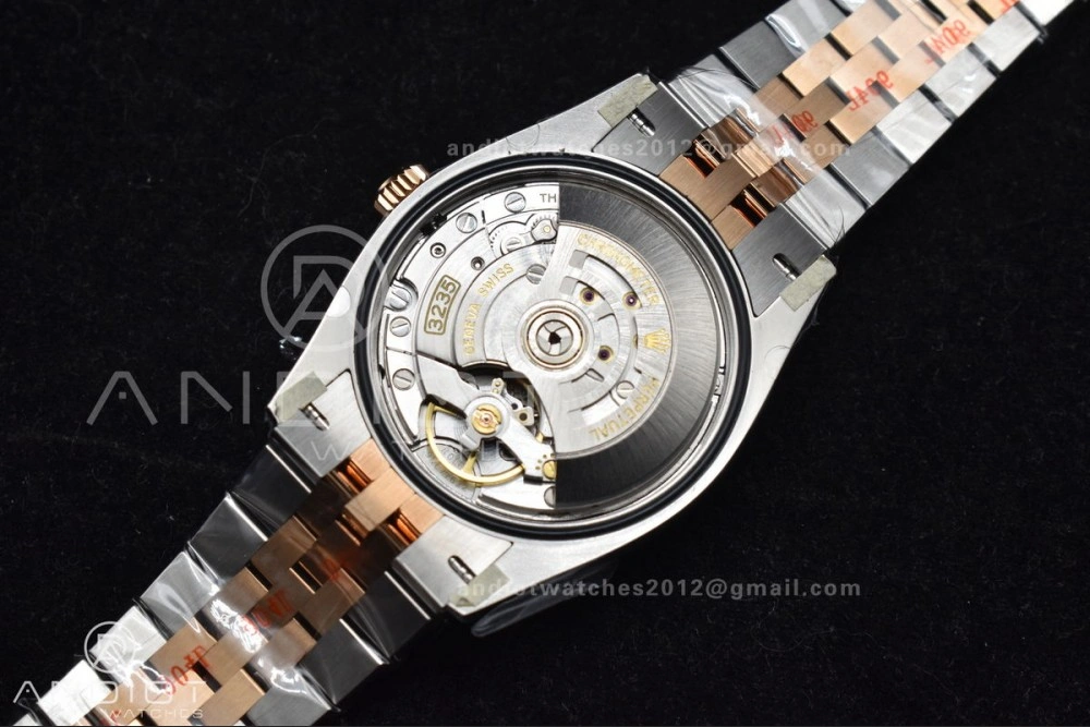DateJust 36 126231 Clean 1:1 Best Edition 904L Steel Gray DIal Green Roman Marker on SS RG Jubilee Bracelet VR Original 567