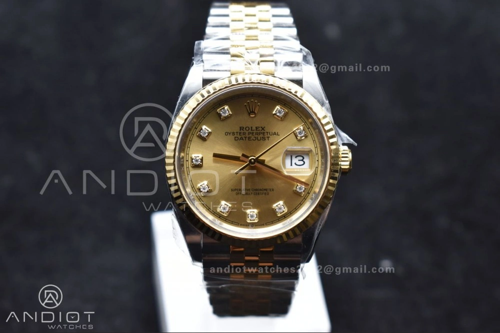 DateJust 36 126233 Clean 1:1 Best Edition 904L Steel YG Diamonds Dial on SS YG Jubilee Bracelet VR Versatile 558