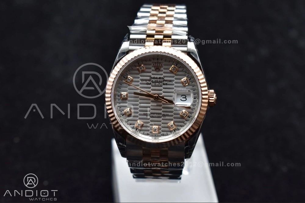 DateJust 36 126234 904L SS VSF 1:1 Best Edition Silver Dial Diamond Markers On Jubilee Bracelet VS TopPick 563
