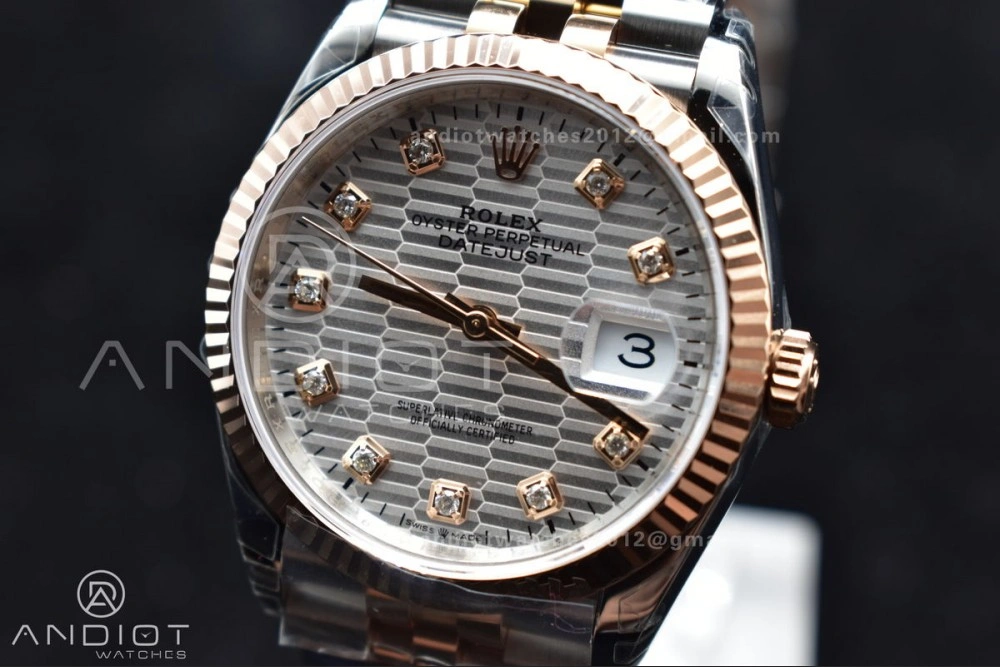 DateJust 36 126234 904L SS VSF 1:1 Best Edition Silver Dial Diamond Markers On Jubilee Bracelet VS TopPick 563