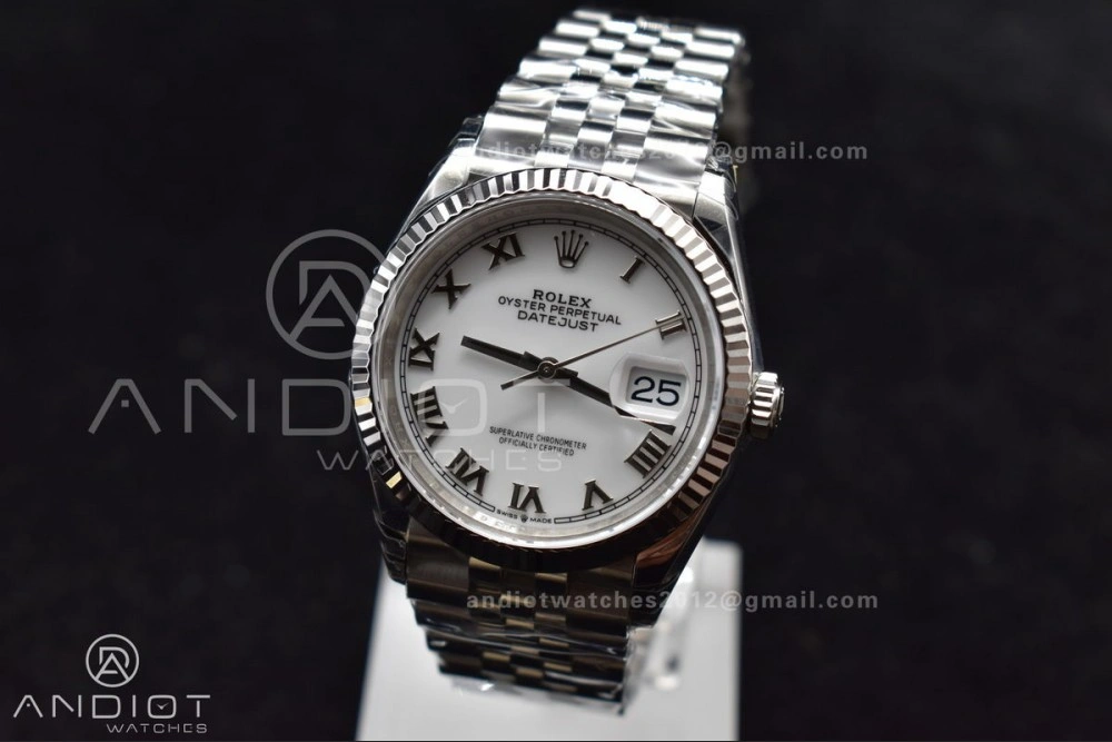 DateJust 36 126234 904L SS VSF 1:1 Best Edition White Dial Roman Markers on Jubilee Bracelet VS Neat 391