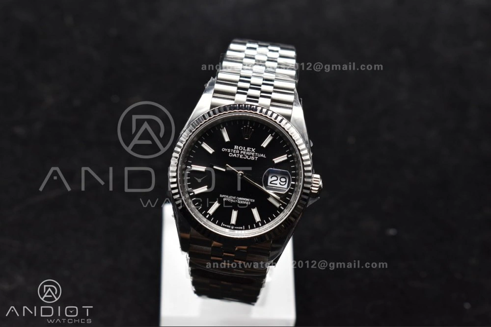 DateJust 36 126234 Clean 1:1 Best Edition 904L Steel Black Stick Dial on Jubilee Bracelet VR Attractive 559