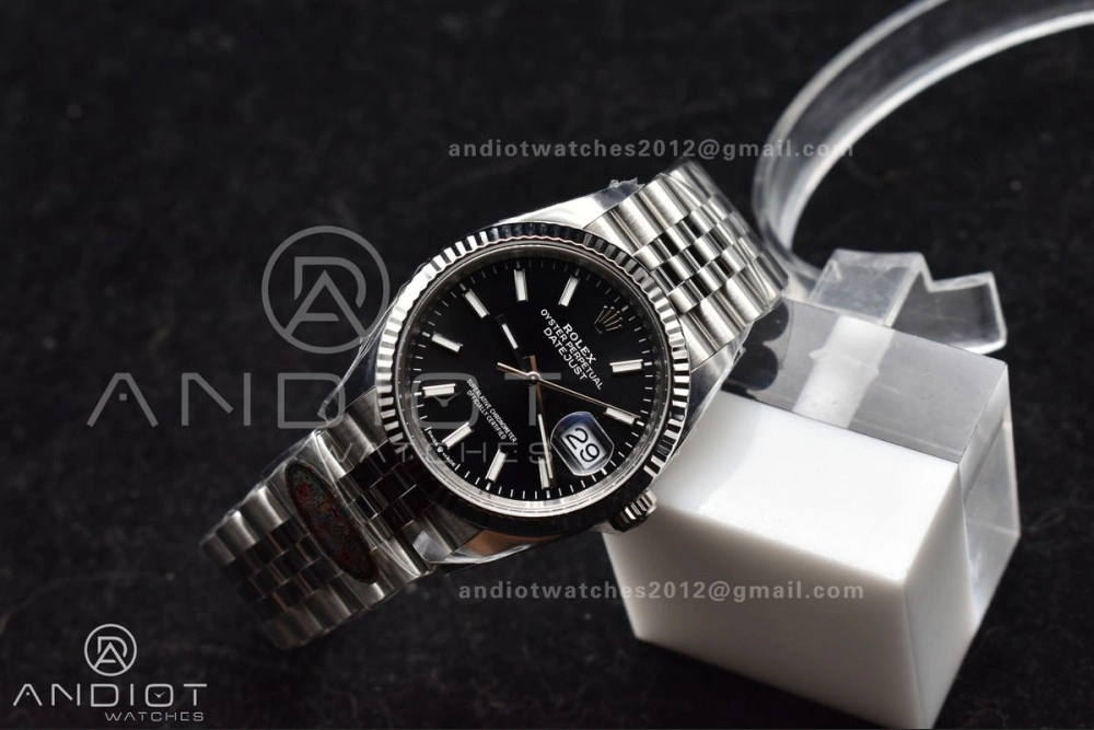 DateJust 36 126234 Clean 1:1 Best Edition 904L Steel Black Stick Dial on Jubilee Bracelet VR Attractive 559