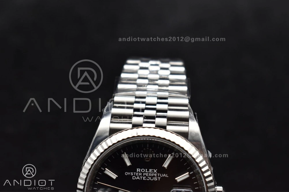 DateJust 36 126234 Clean 1:1 Best Edition 904L Steel Black Stick Dial on Jubilee Bracelet VR Attractive 559