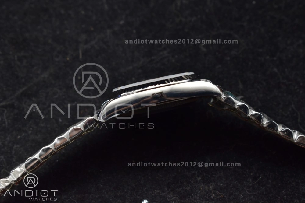 EasyMatch DateJust 36 126234 Clean 1:1 Best Edition 904L Steel Gray Dial Green Roman Markers on Jubilee Bracelet VR 562