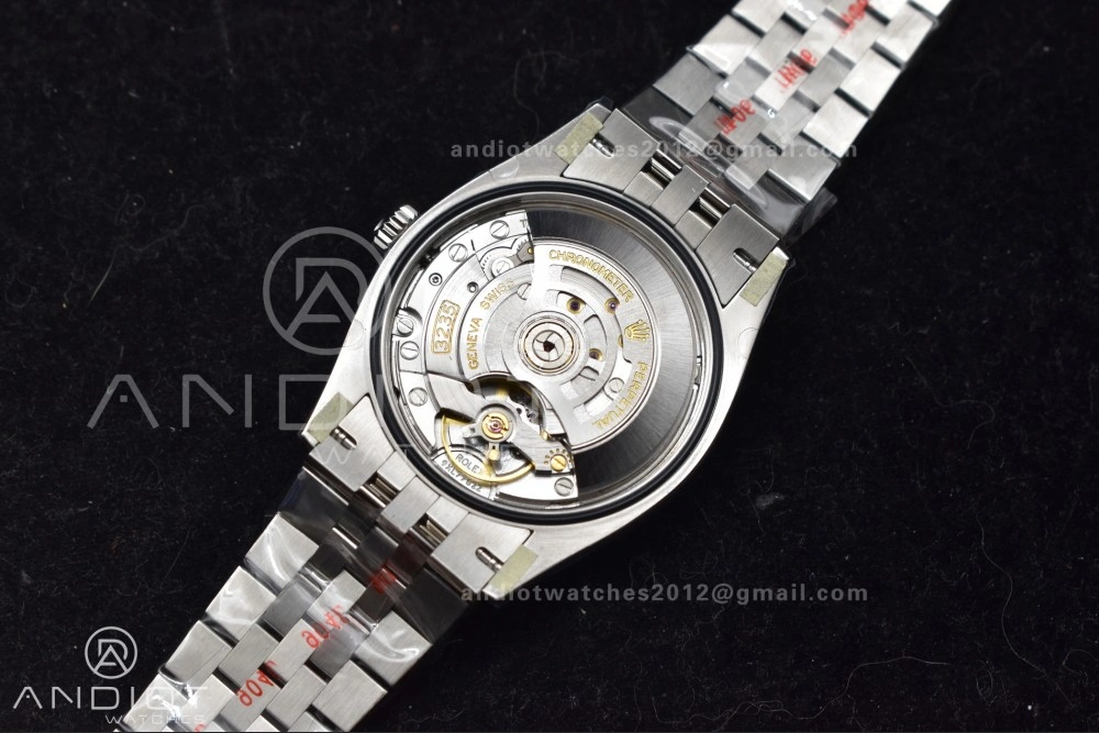 EasyMatch DateJust 36 126234 Clean 1:1 Best Edition 904L Steel Gray Dial Green Roman Markers on Jubilee Bracelet VR 562