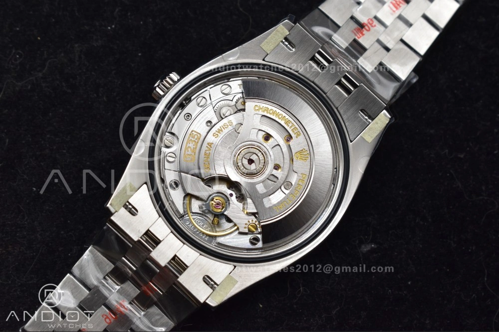 EasyMatch DateJust 36 126234 Clean 1:1 Best Edition 904L Steel Gray Dial Green Roman Markers on Jubilee Bracelet VR 562