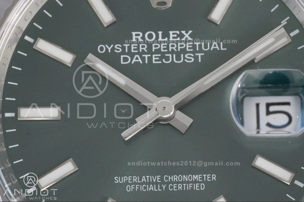 DateJust 36 126234 Clean 1:1 Best Edition 904L Steel Green Stick Dial on Jubilee Bracelet SH Soft 564
