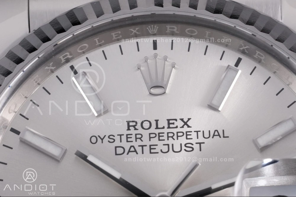 WellDesigned DateJust 36 126234 Clean 1:1 Best Edition 904L Steel Silver Stick Dial on Jubilee Bracelet SH 568