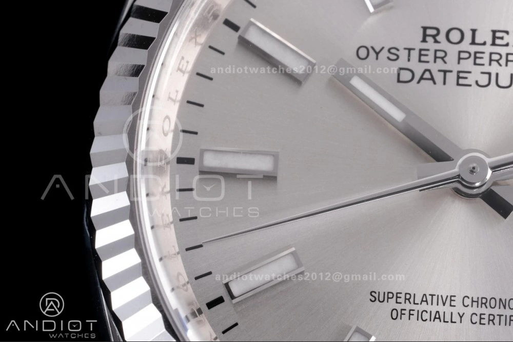WellDesigned DateJust 36 126234 Clean 1:1 Best Edition 904L Steel Silver Stick Dial on Jubilee Bracelet SH 568
