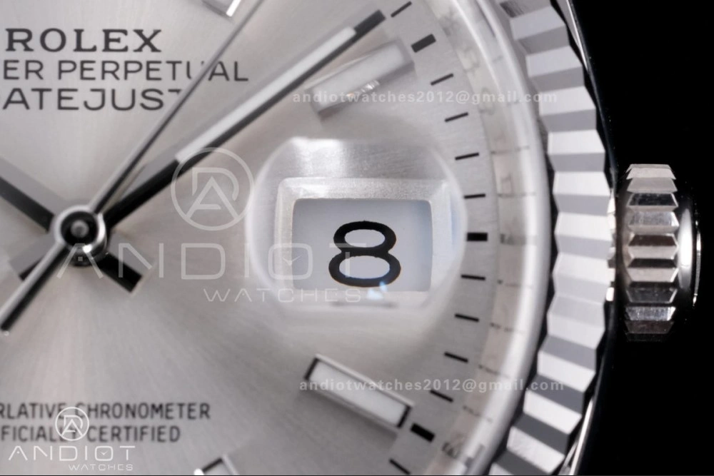WellDesigned DateJust 36 126234 Clean 1:1 Best Edition 904L Steel Silver Stick Dial on Jubilee Bracelet SH 568
