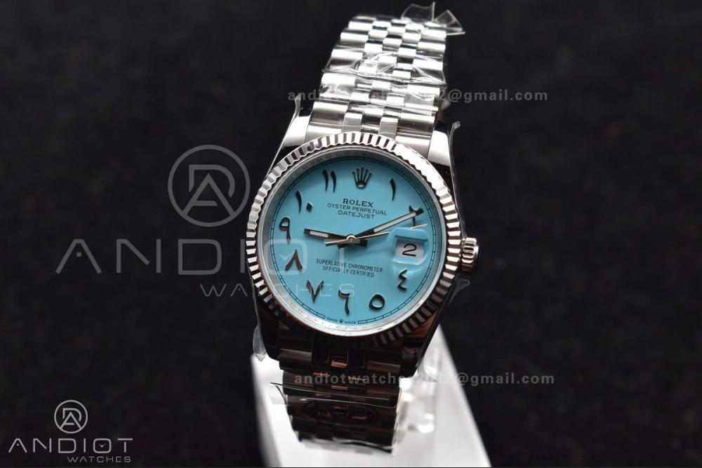 DateJust 36 126234 DIWF 1:1 Best Edition 904L Steel Tiffany Blue Dial Arabic Marker on Jubilee Bracelet SA Versatile 566