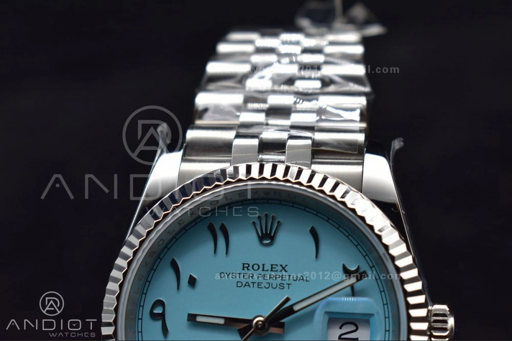 DateJust 36 126234 DIWF 1:1 Best Edition 904L Steel Tiffany Blue Dial Arabic Marker on Jubilee Bracelet SA Versatile 566