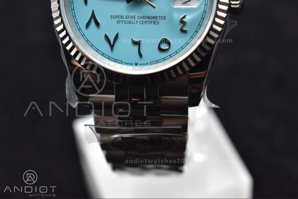 DateJust 36 126234 DIWF 1:1 Best Edition 904L Steel Tiffany Blue Dial Arabic Marker on Jubilee Bracelet SA Versatile 566