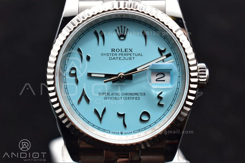 DateJust 36 126234 DIWF 1:1 Best Edition 904L Steel Tiffany Blue Dial Arabic Marker on Jubilee Bracelet SA Versatile 566