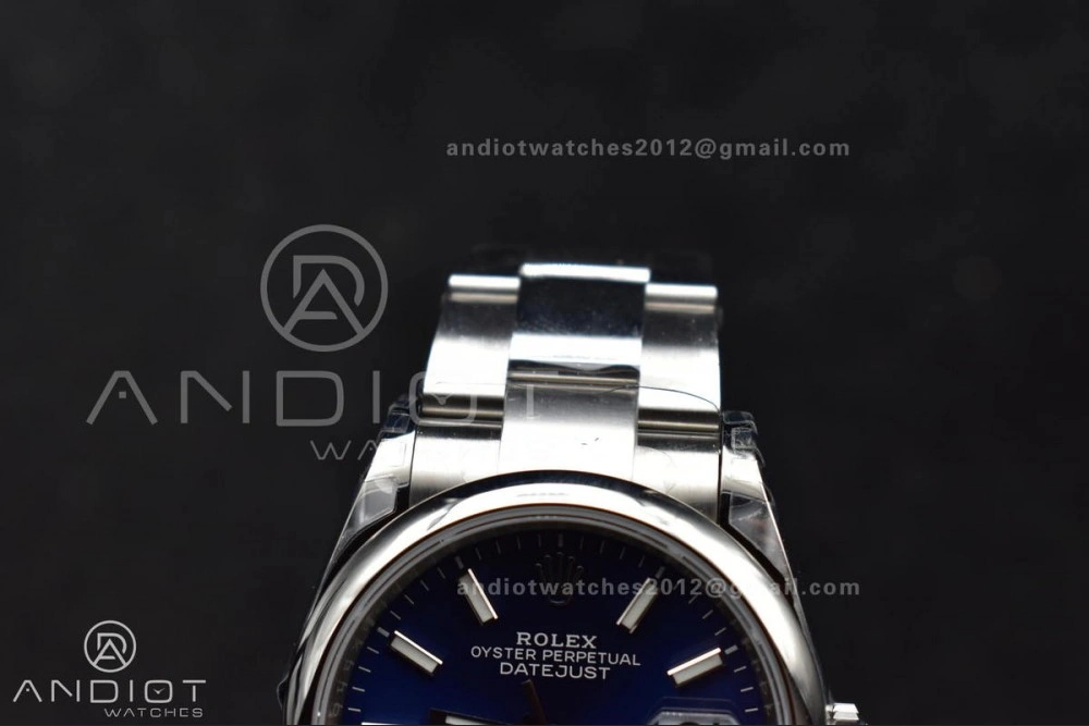 Colorful DateJust 36 SS 126200 904L Steel VSF 1:1 Best Edition Blue Dial on Oyster Bracelet VS 569