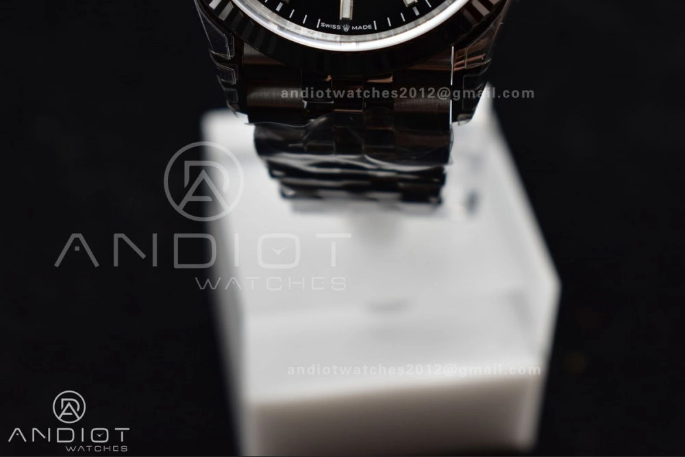 Bright DateJust 36 SS 126234 VSF 1:1 Best Edition 904L Steel Black Stick Dial on Jubilee Bracelet VS 417