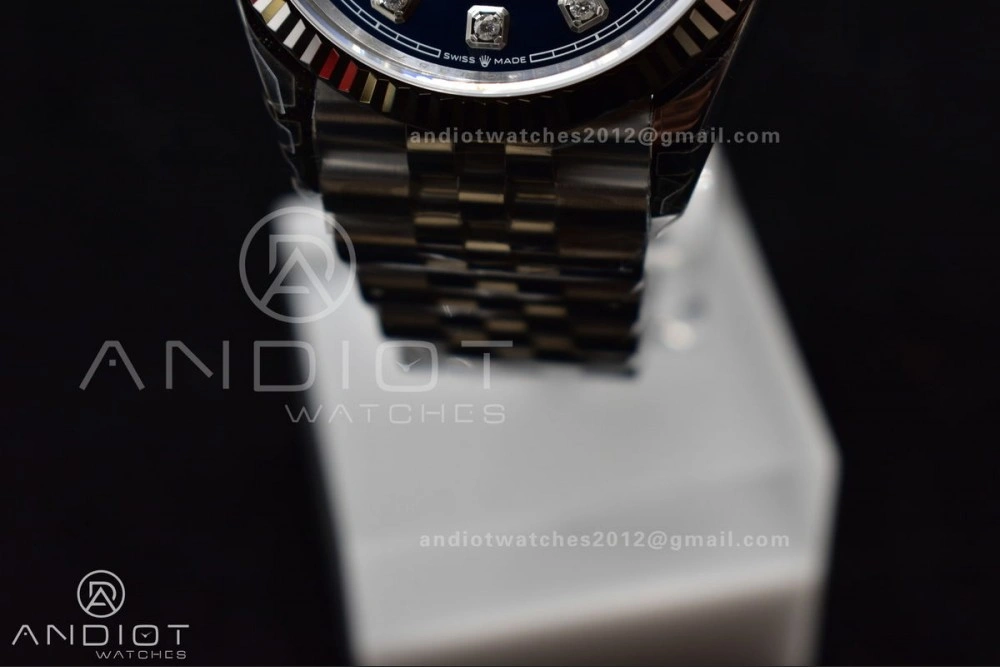 SmartChoice DateJust 36 SS 126234 VSF 1:1 Best Edition 904L Steel Blue Diamond Dial On Jubilee Bracelet VS 400