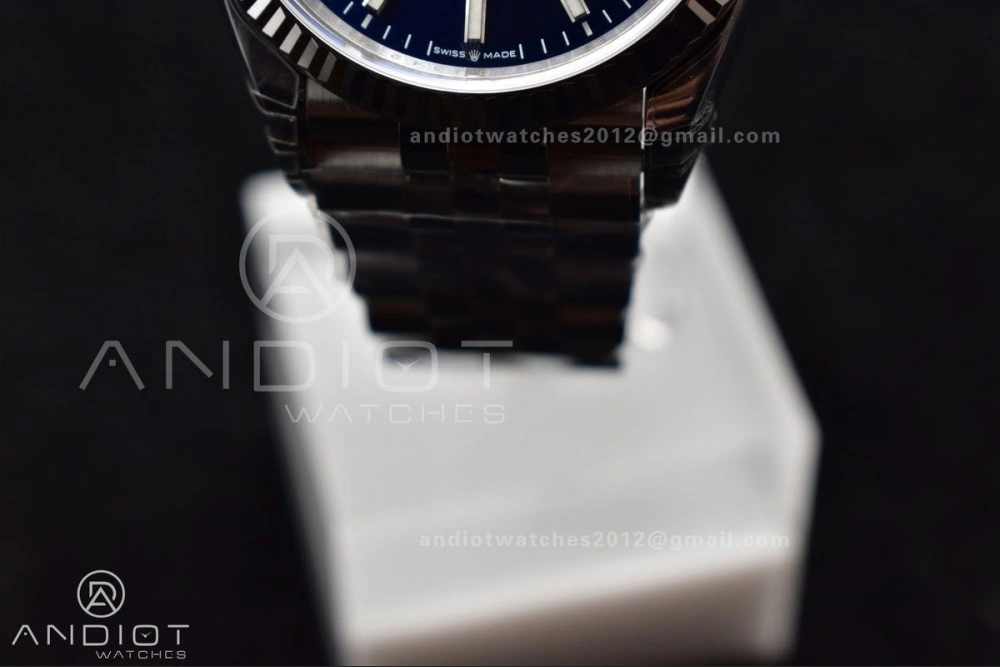 Sophisticated DateJust 36 SS 126234 VSF 1:1 Best Edition 904L Steel Blue Stick Dial On Jubilee Bracelet VS 420