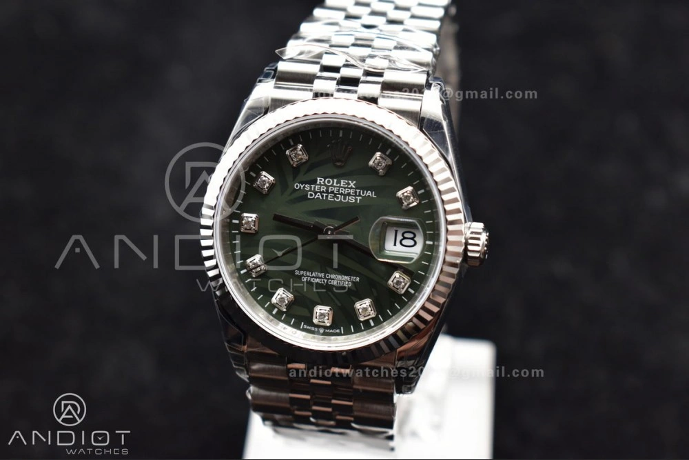 DateJust 36 SS 126234 VSF 1:1 Best Edition 904L Steel Green Diamond Dial On Jubilee Bracelet VS Timeless 573