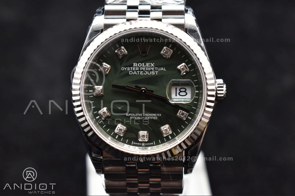 DateJust 36 SS 126234 VSF 1:1 Best Edition 904L Steel Green Diamond Dial On Jubilee Bracelet VS Timeless 573