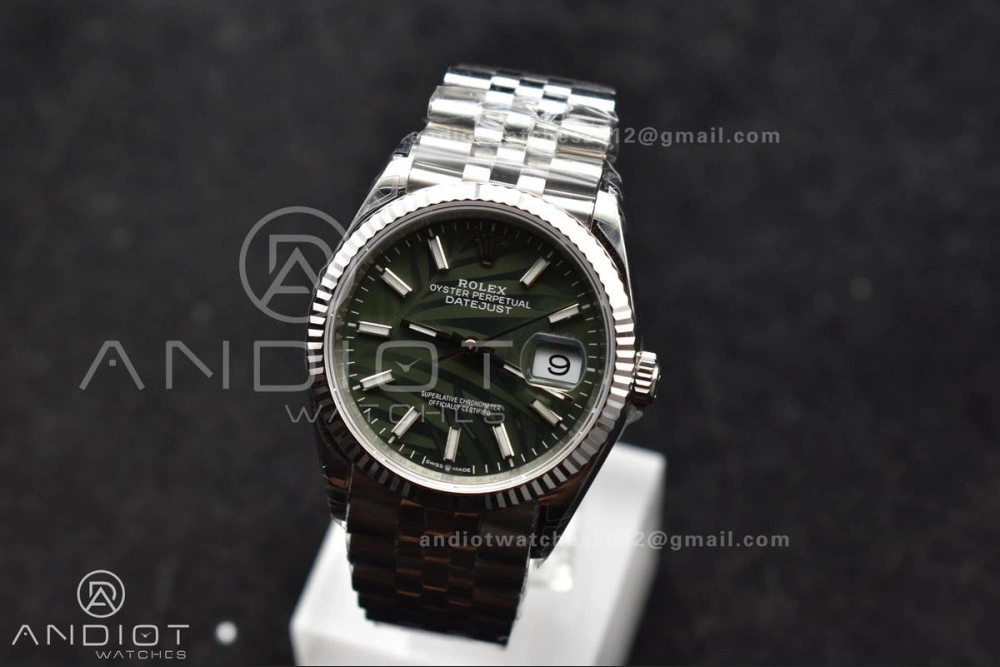 DateJust 36 SS 126234 VSF 1:1 Best Edition 904L Steel Green Leaf Dial on Jubilee Bracelet VS Trendsetting 576