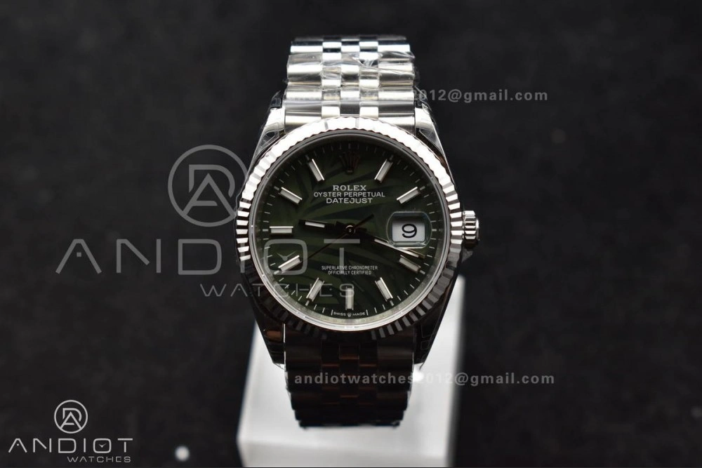 DateJust 36 SS 126234 VSF 1:1 Best Edition 904L Steel Green Leaf Dial on Jubilee Bracelet VS Trendsetting 576