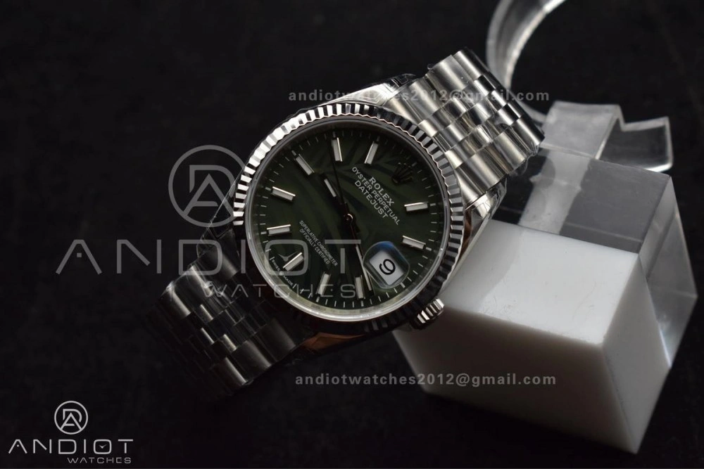 DateJust 36 SS 126234 VSF 1:1 Best Edition 904L Steel Green Leaf Dial on Jubilee Bracelet VS Trendsetting 576