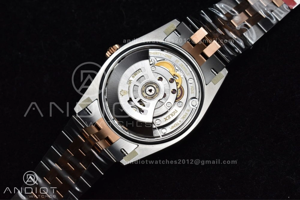 FreshLook DateJust 36 SS 126281rbr VSF 1:1 Best Edition 904L Steel RG Roman Dial on Jubilee Bracelet VS 572