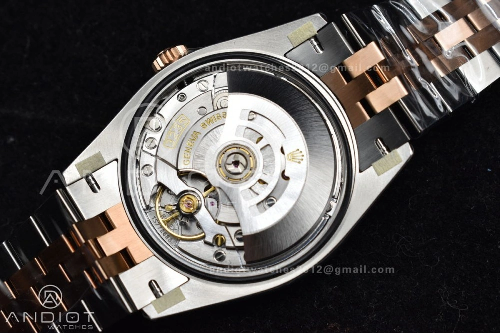 FreshLook DateJust 36 SS 126281rbr VSF 1:1 Best Edition 904L Steel RG Roman Dial on Jubilee Bracelet VS 572