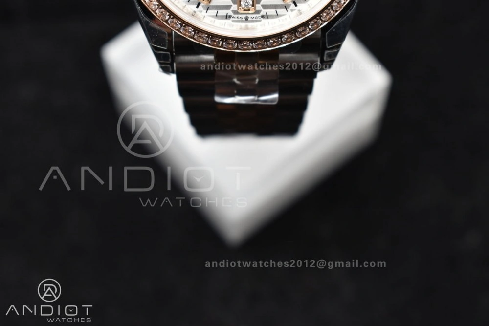 Casual DateJust 36 SS 126281rbr VSF 1:1 Best Edition 904L Steel Silver Textured Dial on Jubilee Bracelet VS 574