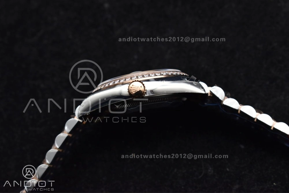 Casual DateJust 36 SS 126281rbr VSF 1:1 Best Edition 904L Steel Silver Textured Dial on Jubilee Bracelet VS 574