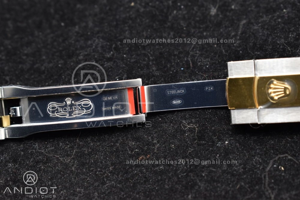 FashionForward DateJust 36 SS 126283rbr VSF 1:1 Best Edition 904L Steel YG Textured Dial on Jubilee Bracelet VS 575