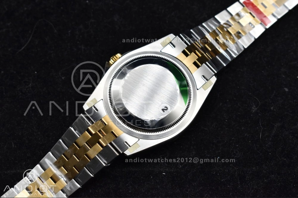 FashionForward DateJust 36 SS 126283rbr VSF 1:1 Best Edition 904L Steel YG Textured Dial on Jubilee Bracelet VS 575