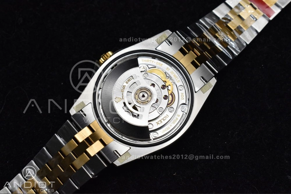 FashionForward DateJust 36 SS 126283rbr VSF 1:1 Best Edition 904L Steel YG Textured Dial on Jubilee Bracelet VS 575