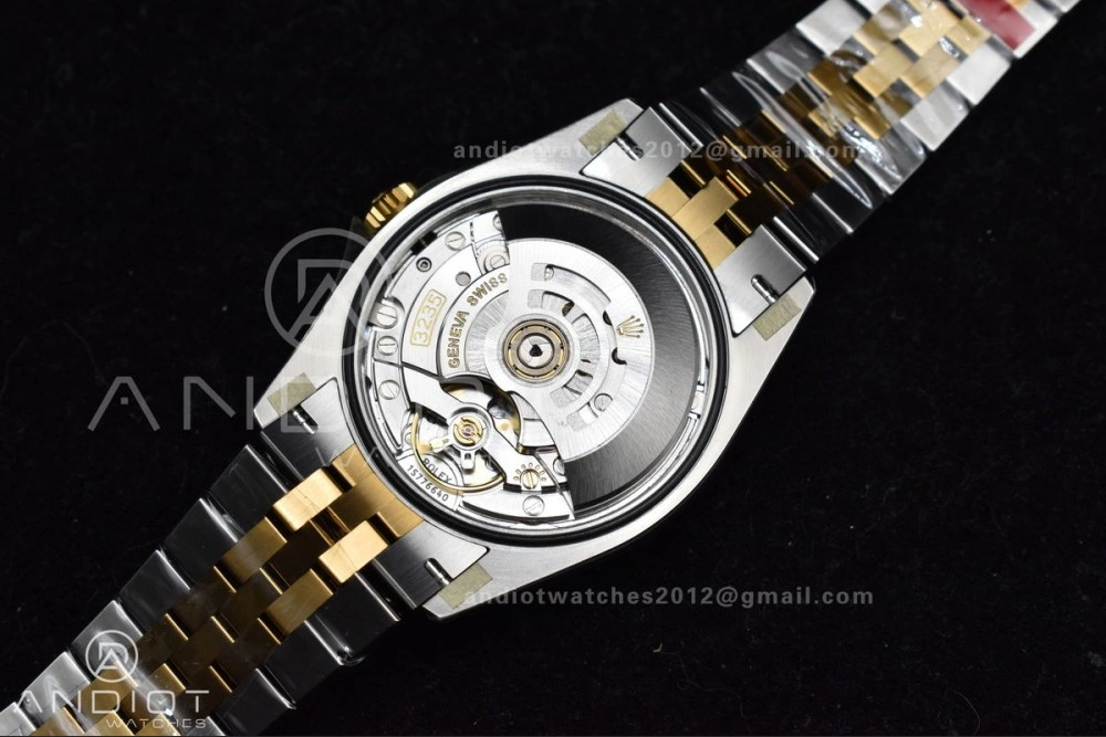 FashionForward DateJust 36 SS 126283rbr VSF 1:1 Best Edition 904L Steel YG Textured Dial on Jubilee Bracelet VS 575