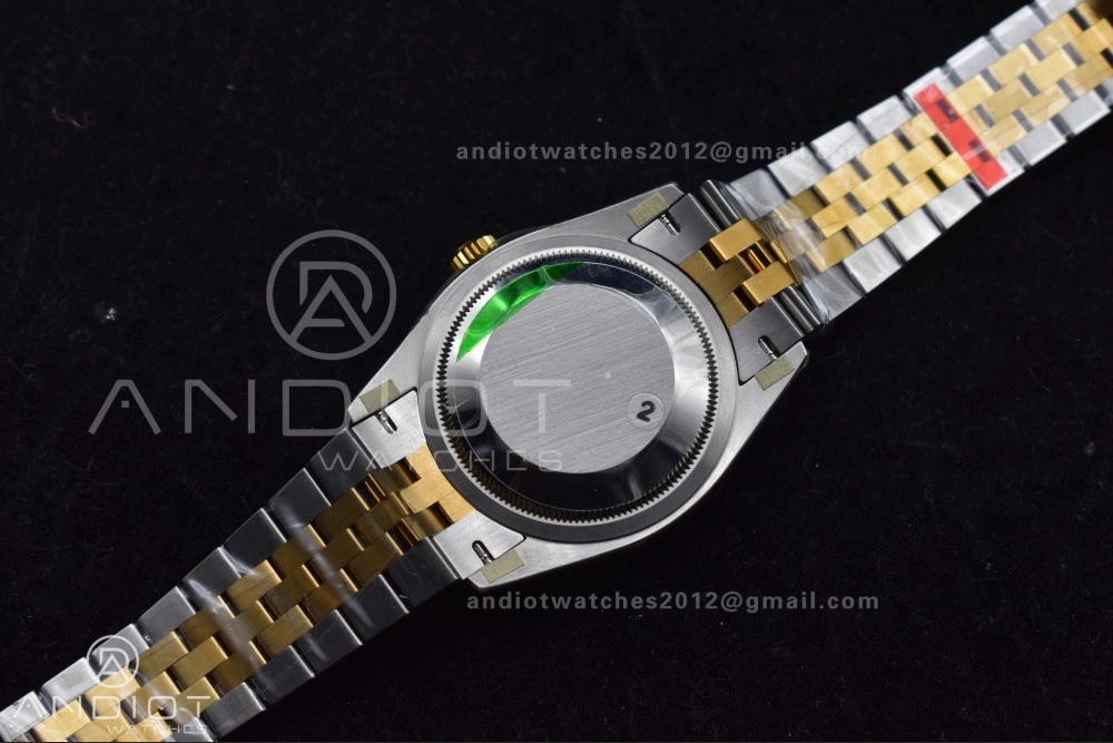 ModernLook DateJust 36 SS RG 126231 VSF 1:1 Best Edition 904L Steel Gray Dial Green Roman Marker on Jubilee Bracelet VS 578