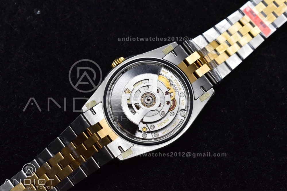 ModernLook DateJust 36 SS RG 126231 VSF 1:1 Best Edition 904L Steel Gray Dial Green Roman Marker on Jubilee Bracelet VS 578