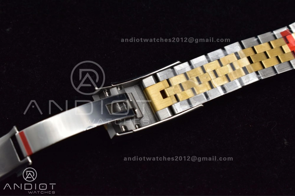 Elegant DateJust 36 SS YG 126231 VSF 1:1 Best Edition 904L Steel Gold Textured Dial on Jubilee Bracelet VS 592