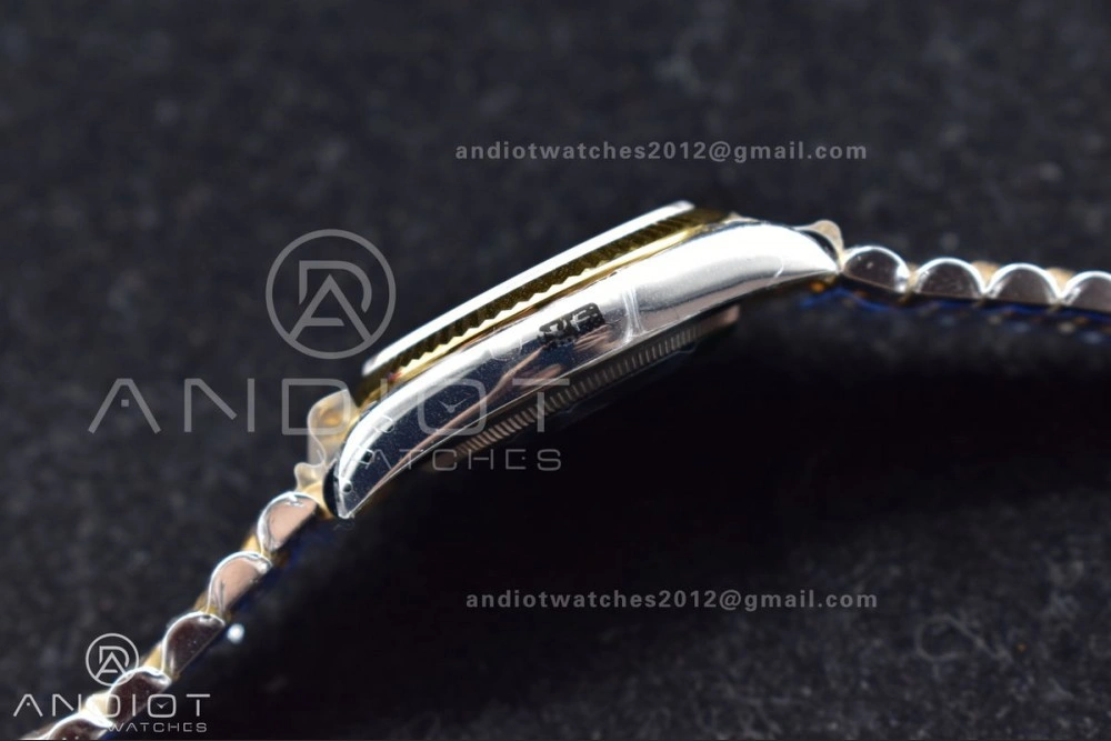 Elegant DateJust 36 SS YG 126231 VSF 1:1 Best Edition 904L Steel Gold Textured Dial on Jubilee Bracelet VS 592