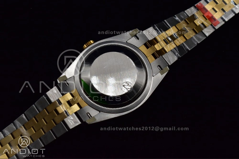 Elegant DateJust 36 SS YG 126231 VSF 1:1 Best Edition 904L Steel Gold Textured Dial on Jubilee Bracelet VS 592