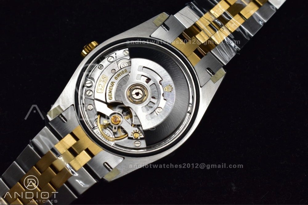 Elegant DateJust 36 SS YG 126231 VSF 1:1 Best Edition 904L Steel Gold Textured Dial on Jubilee Bracelet VS 592
