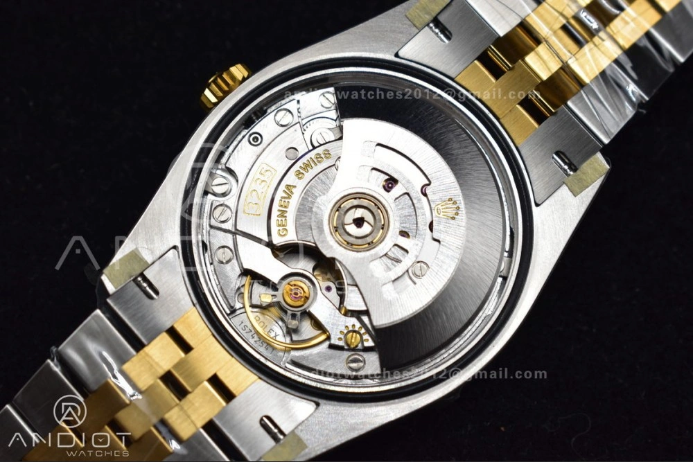 Elegant DateJust 36 SS YG 126231 VSF 1:1 Best Edition 904L Steel Gold Textured Dial on Jubilee Bracelet VS 592