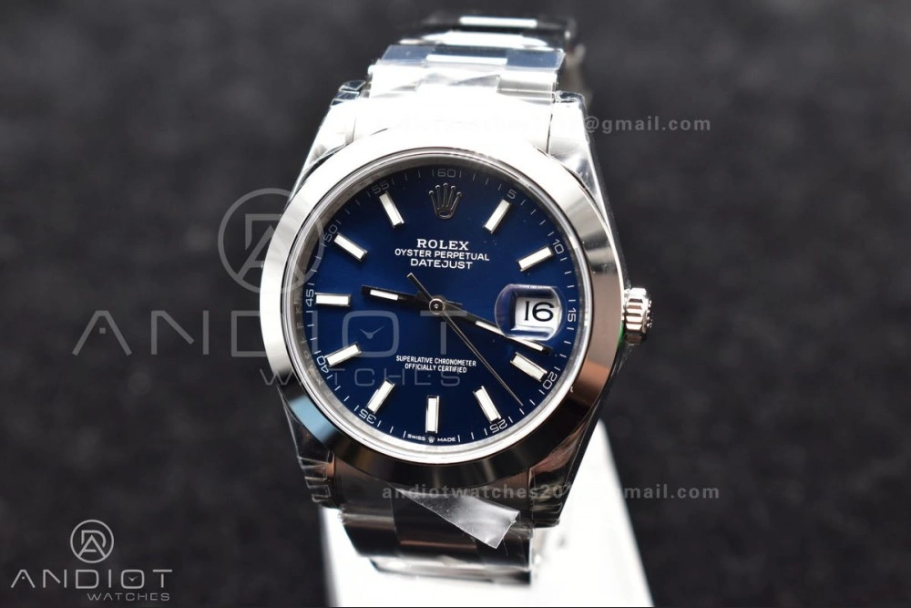DateJust 41 126300 904L SS VSF 1:1 Best Edition Blue Dial on Oyster Bracelet VS Casual 584