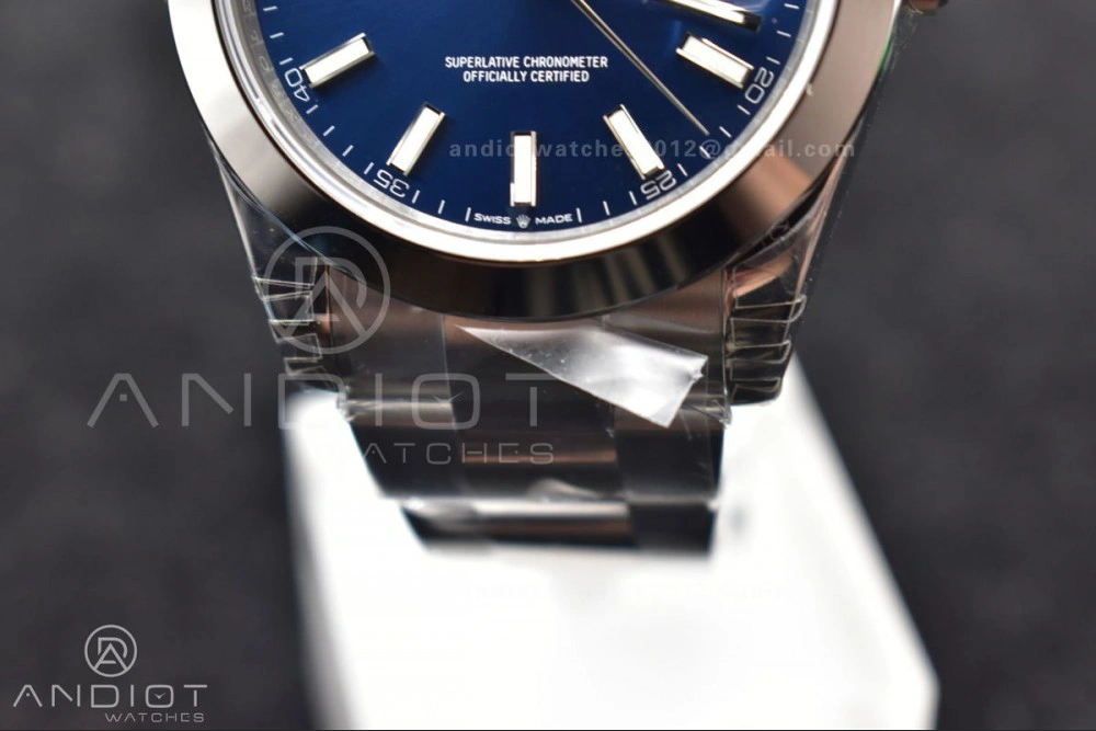 DateJust 41 126300 904L SS VSF 1:1 Best Edition Blue Dial on Oyster Bracelet VS Casual 584