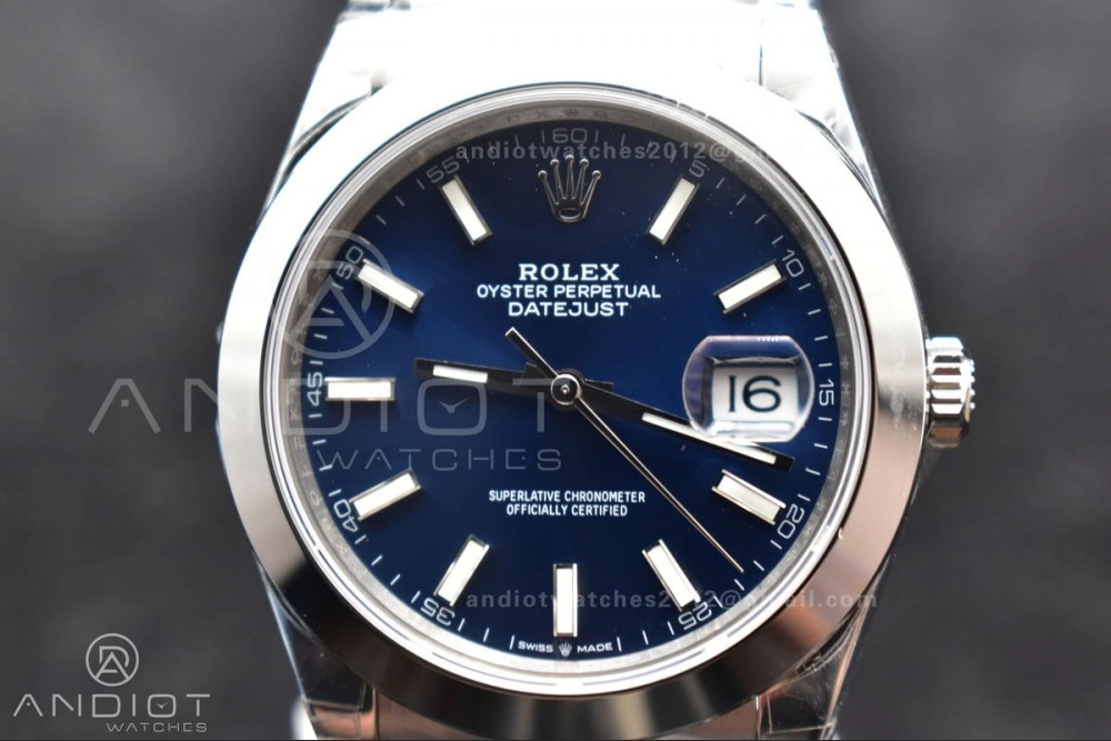 DateJust 41 126300 904L SS VSF 1:1 Best Edition Blue Dial on Oyster Bracelet VS Casual 584