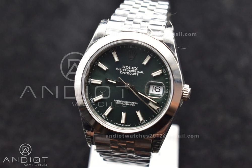 RelaxedFit DateJust 41 126300 904L SS VSF 1:1 Best Edition Green Dial On Jubilee Bracelet VS 587
