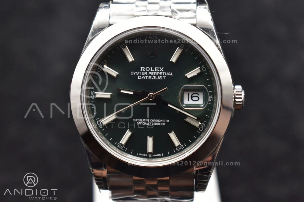 RelaxedFit DateJust 41 126300 904L SS VSF 1:1 Best Edition Green Dial On Jubilee Bracelet VS 587